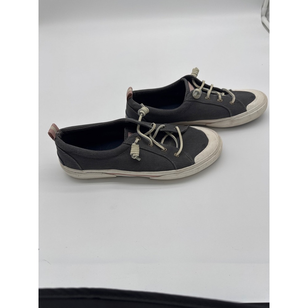 Women's SPERRY Top Sider PIER WAVE LTT Sneaker Shoe STS85891 Gray size 9
